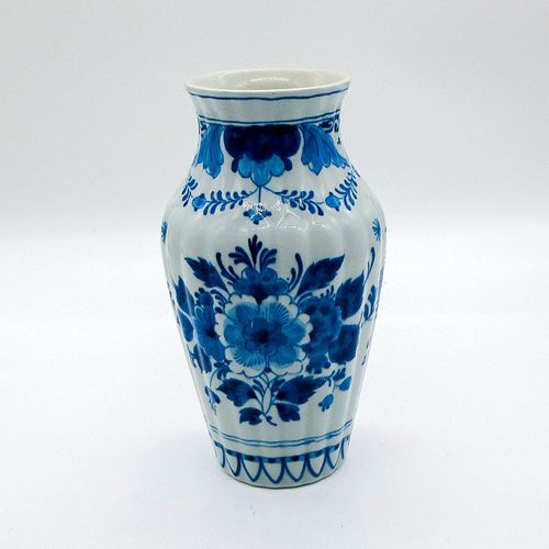 VINTAGE ROYAL DELFT VASE, BLUE