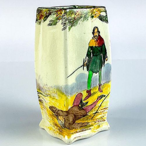 VINTAGE ROYAL DOULTON VASE, UNDER