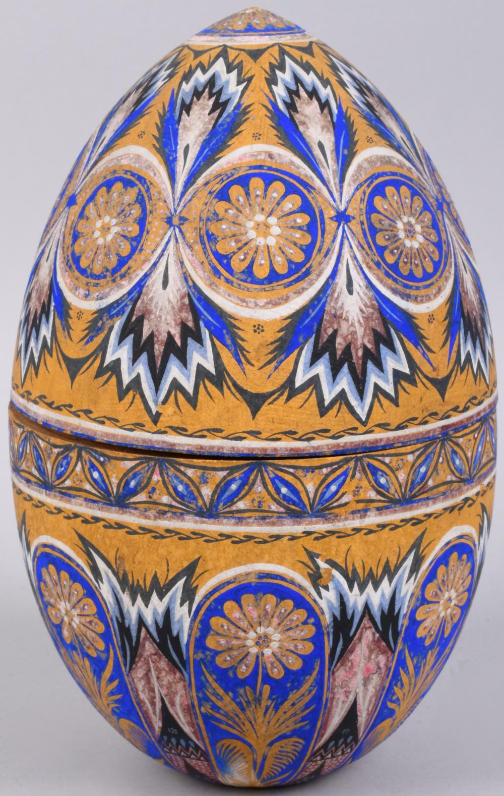 VINTAGE RUSSIAN PAINTED WOOD EASTER
