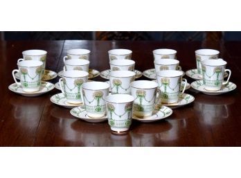 Vintage Russian teacup set, in
