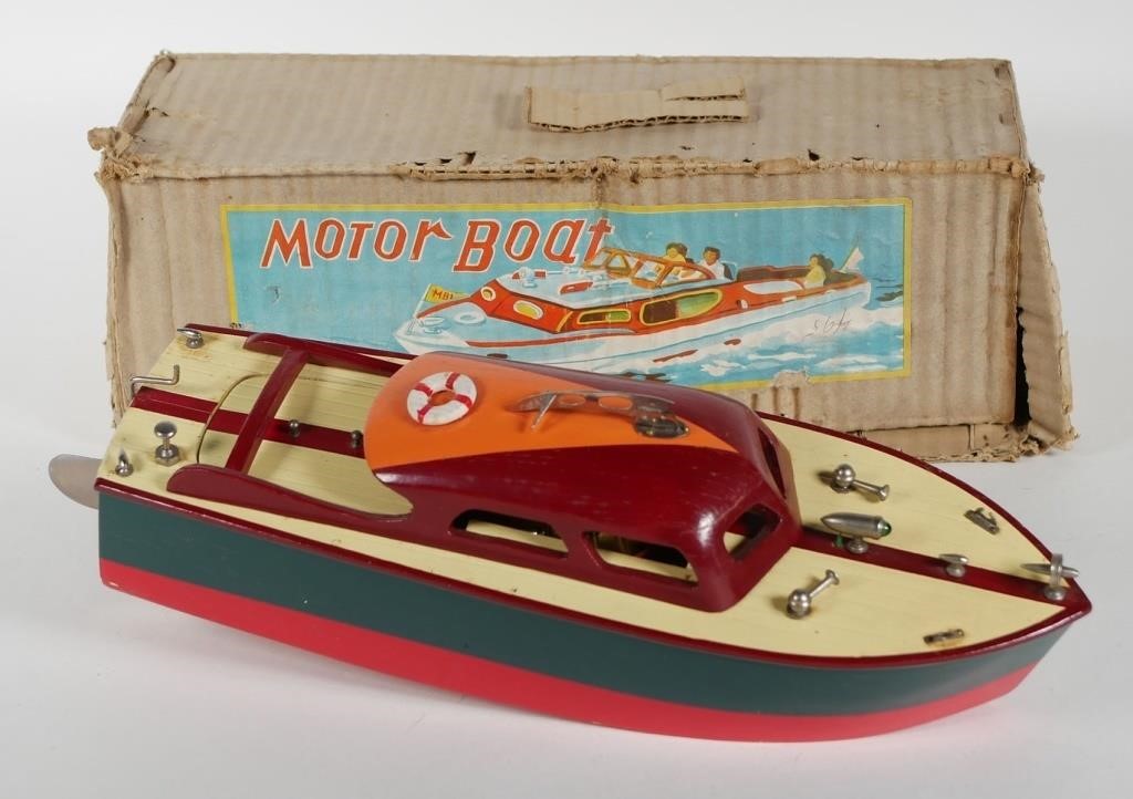 VINTAGE S M JAPAN MOTOR BOAT