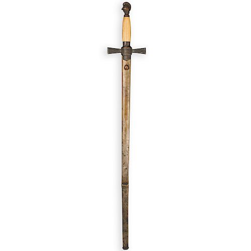 VINTAGE SABER SWORDDESCRIPTION: A