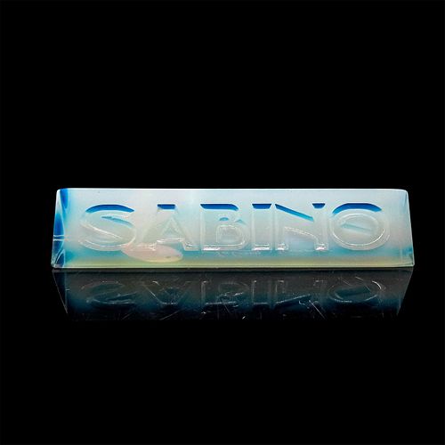 VINTAGE SABINO GLASS PLAQUEPrism