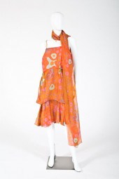 VINTAGE SARMI CHIFFON DRESS AN