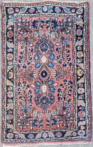 VINTAGE SAROUK ORIENTAL CARPET