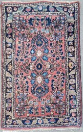 VINTAGE SAROUK ORIENTAL CARPET