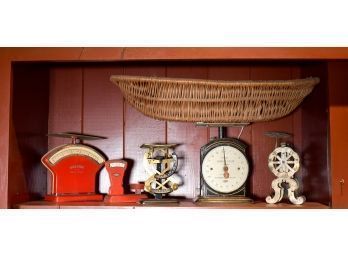 Vintage scales, including: Hughes