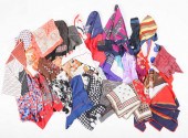 Vintage scarf grouping to incl