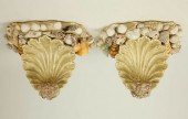 VINTAGE SEASHELL ENCRUSTED WAL