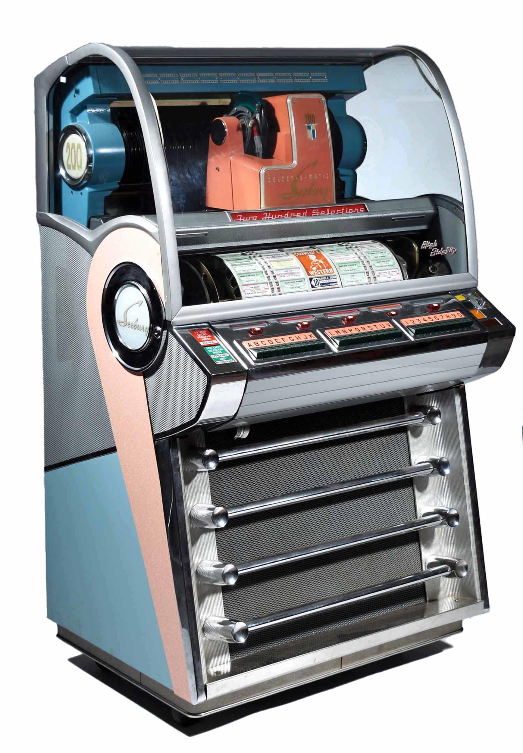 VINTAGE SEEBURG VL-200D JUKEBOX.