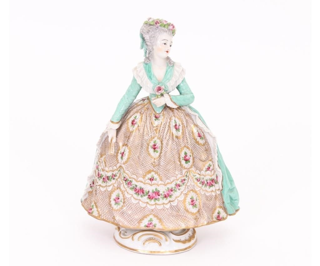 Vintage Sevres pocelain lady