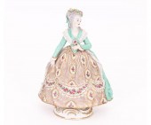 Vintage Sevres pocelain lady h
