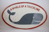 VINTAGE SHEET METAL PAINT DECO