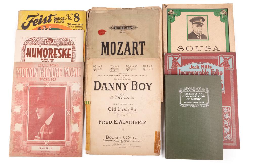 VINTAGE SHEET MUSICVintage Sheet