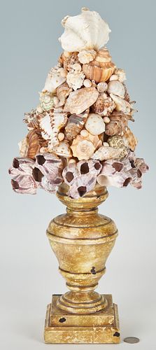 VINTAGE SHELL TOPIARY, MANNER OF