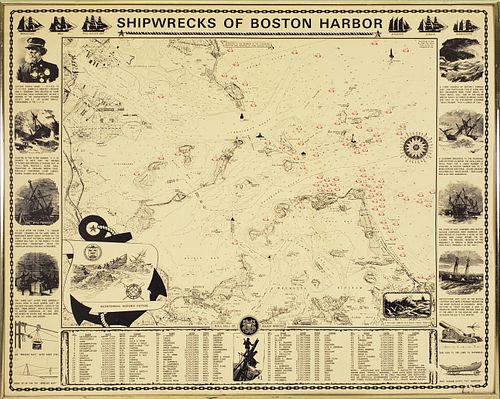 VINTAGE, 'SHIPWRECKS OF BOSTON