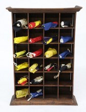 VINTAGE SIGNAL FLAGS HOUSED IN