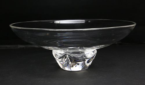 VINTAGE SIGNED STEUBEN CLEAR