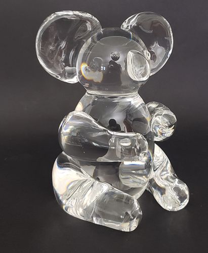 VINTAGE SIGNED STEUBEN CLEAR