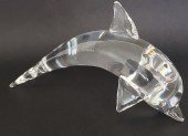 VINTAGE SIGNED STEUBEN CLEAR C