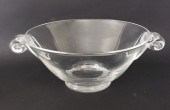 VINTAGE SIGNED STEUBEN CLEAR C