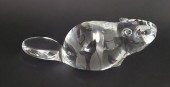 VINTAGE SIGNED STEUBEN CLEAR C
