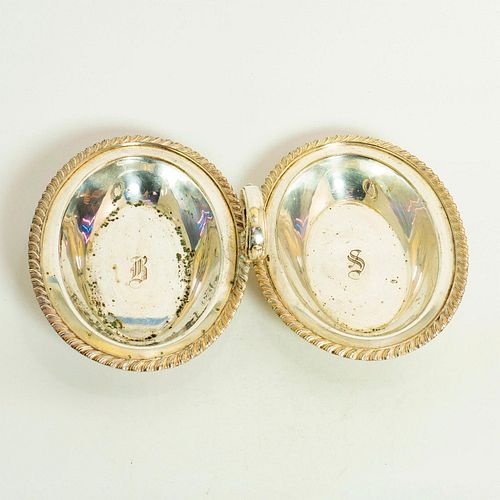 VINTAGE SILVER DOUBLE SERVING