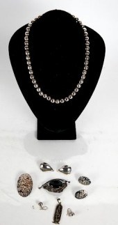 VINTAGE SILVER JEWELRY, SIGNED