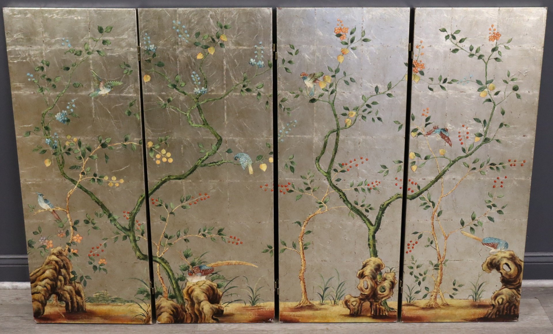 VINTAGE SILVER LEAF & HAND