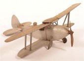 VINTAGE SILVER PAINTED WOOD AI