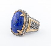 VINTAGE SILVER & VERMEIL LAPIS