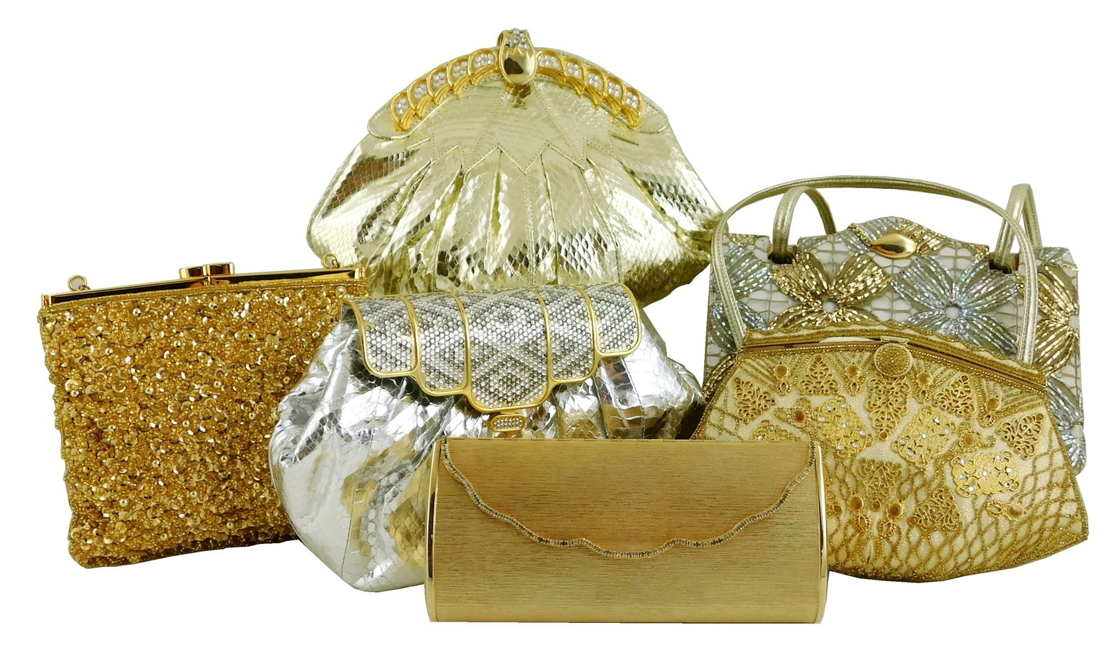 VINTAGE: SIX ASSORTED METALLIC