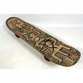 Vintage Skateboard painted in
