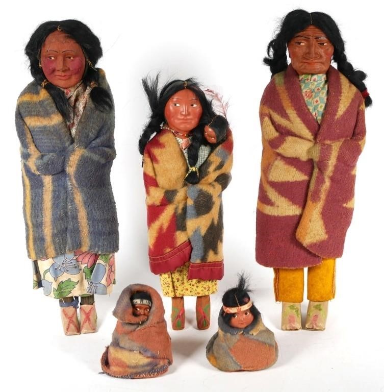 VINTAGE SKOOKUM NATIVE AMERICAN