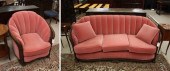 VINTAGE SOFA AND ARMCHAIR SETV