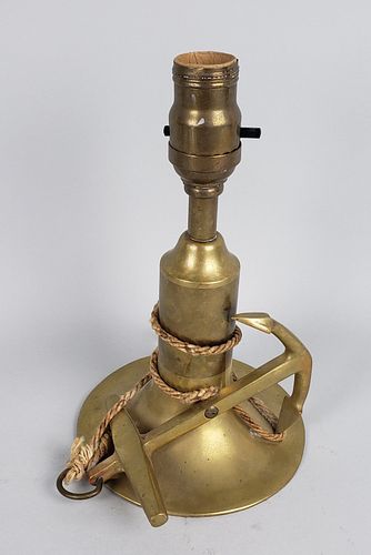 VINTAGE SOLID BRASS NAUTICAL ANCHOR