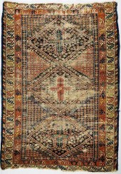 VINTAGE SOUTH PERSIAN RUG, 4'1