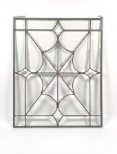 VINTAGE SPIDER WEB BEVELED LEA