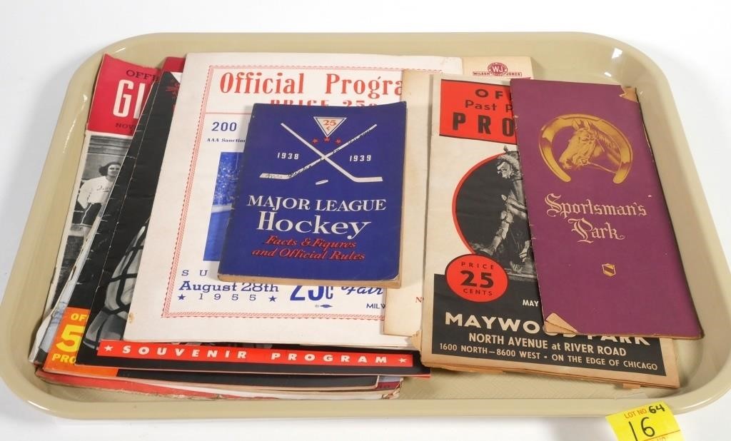 VINTAGE SPORTS PROGRAMS