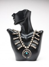 VINTAGE SQUASH BLOSSOM NECLACE
