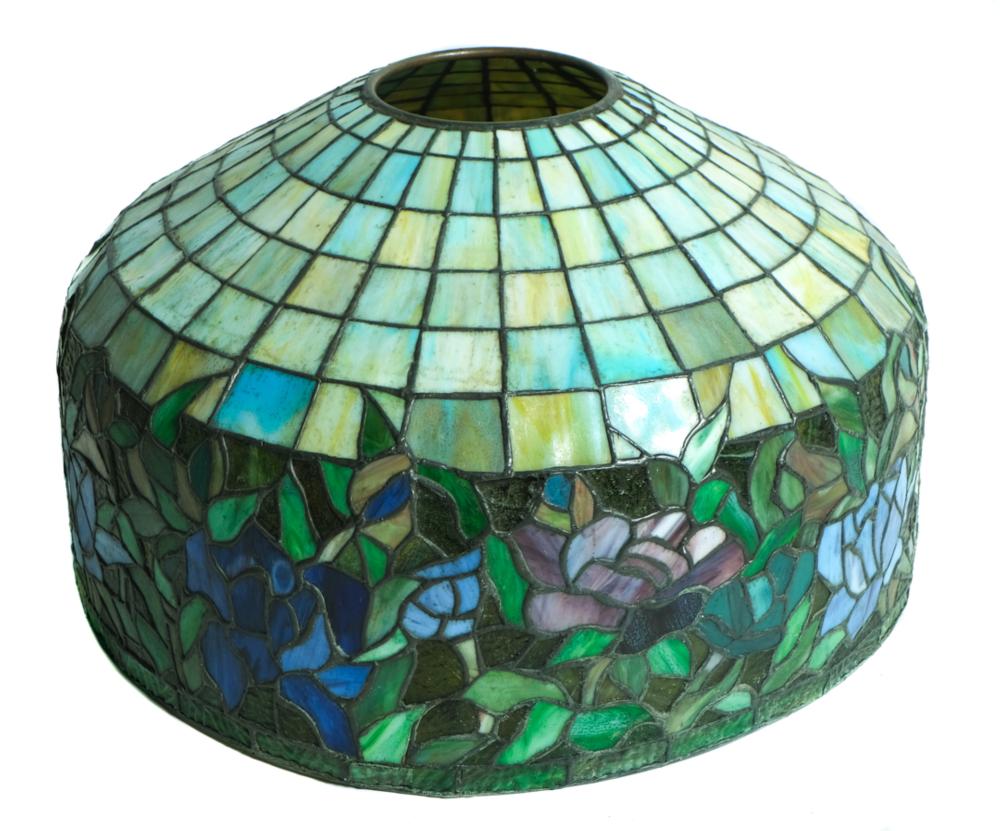 VINTAGE STAINED AND LEADED GLASS