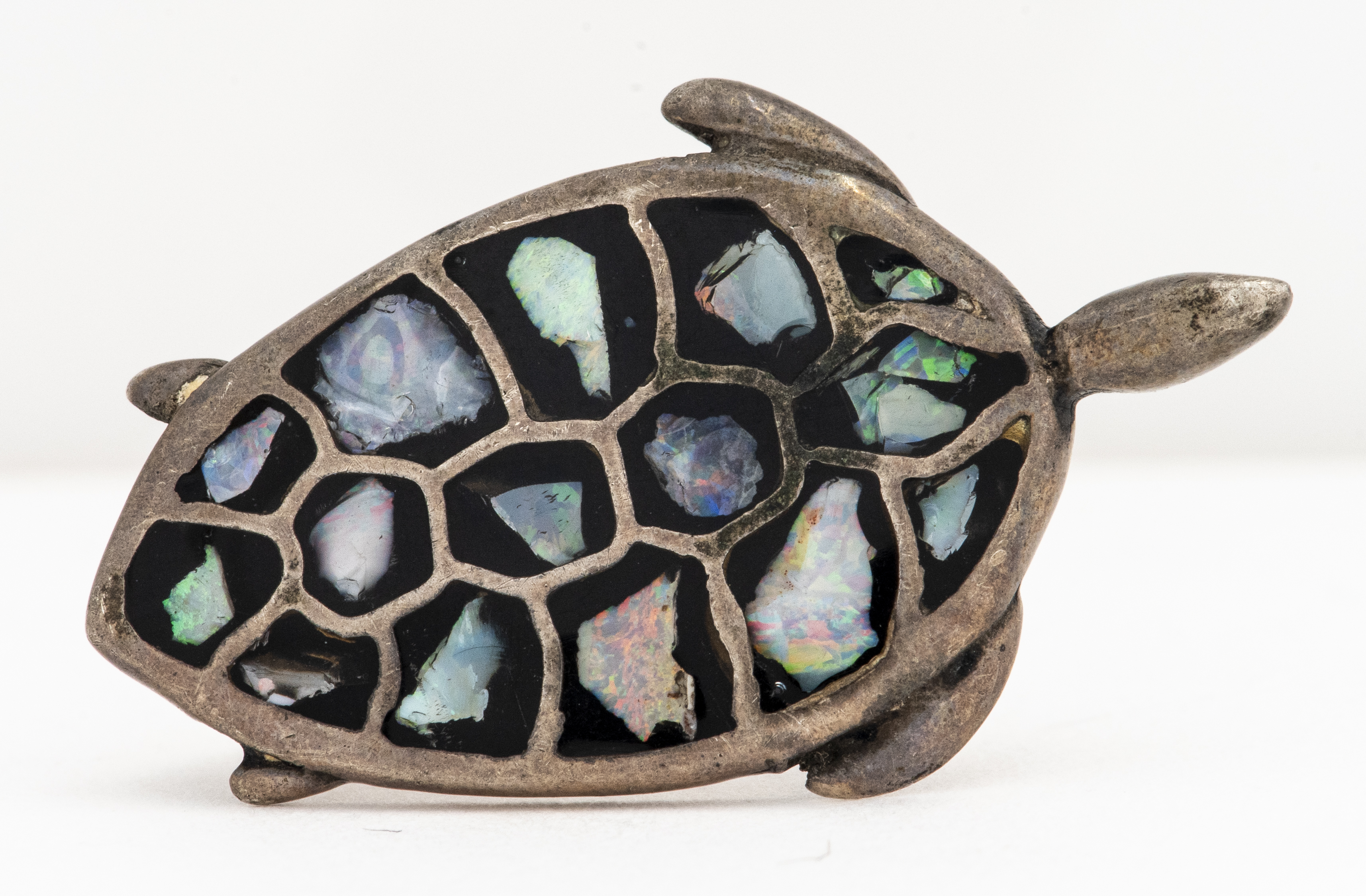 VINTAGE STERLING SILVER AND OPAL