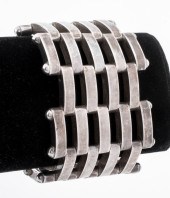 VINTAGE STERLING SILVER WIDE G