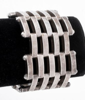 VINTAGE STERLING SILVER WIDE G