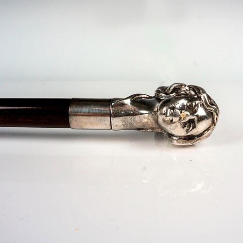 VINTAGE STERLING SILVER WOODEN