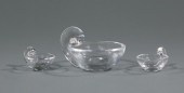 VINTAGE STEUBEN GLASS "SNAIL-S