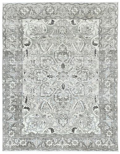 VINTAGE STONE WASHED GREY PERSIAN