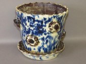 VINTAGE STONEWARE FLOWER POTca