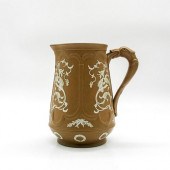 VINTAGE STONEWARE PITCHER, FEA