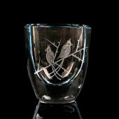 VINTAGE STROMBERG SIGNED GLASS